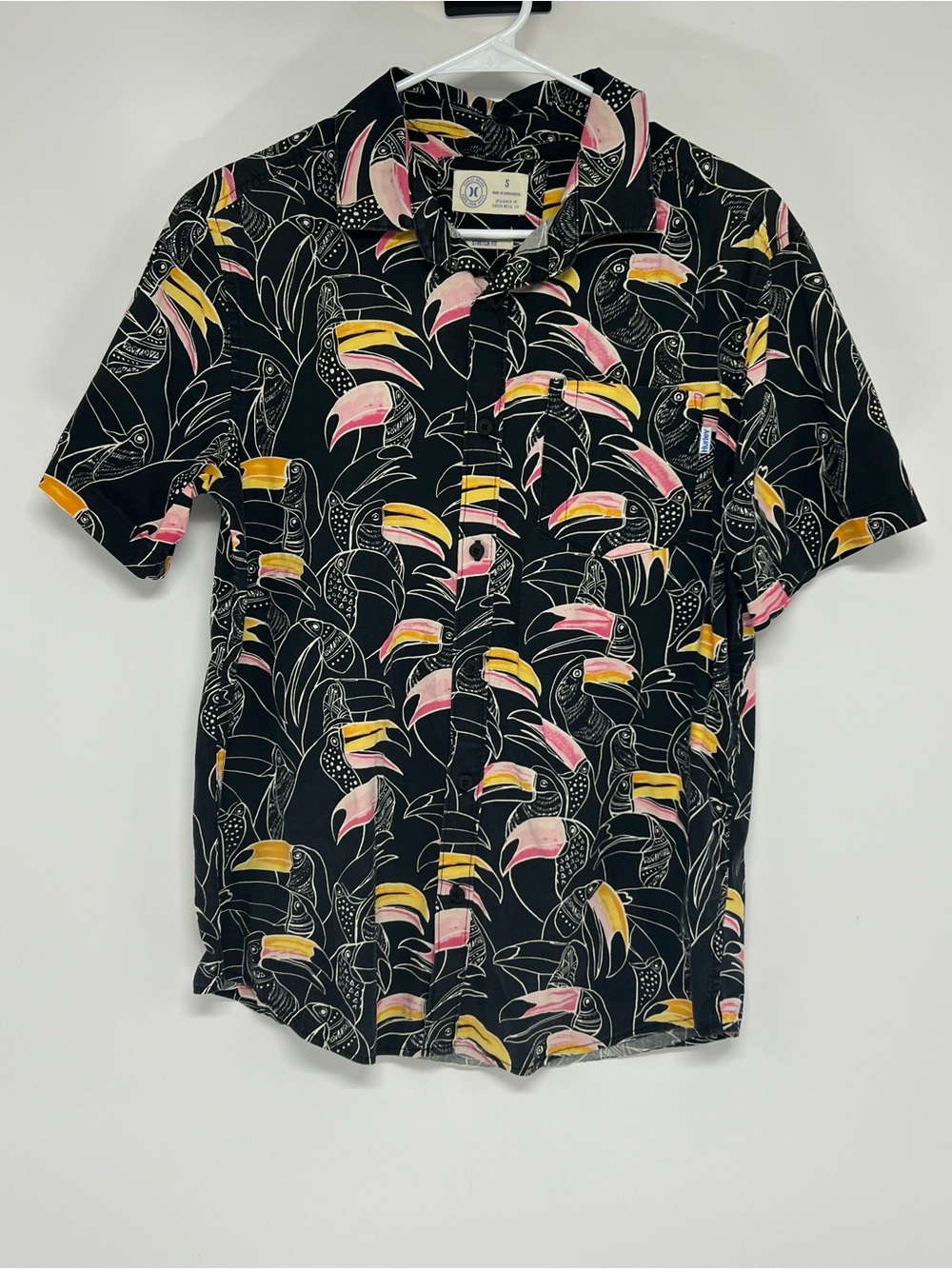 Hurley men’s button down shirt small
